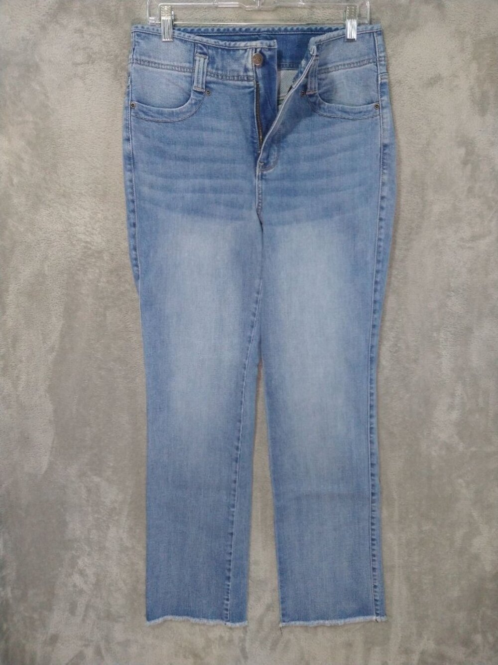 NYDJ Jeans Womens 8 Blue Denim Marilyn Straight Lift Tuck Medium Wash Stretch